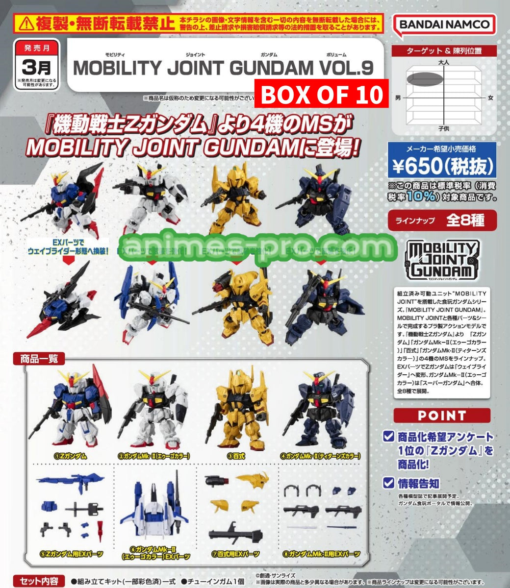 預訂日期至03-Nov-24】Bandai - JPY650 MOBILITY JOINT GUNDAM