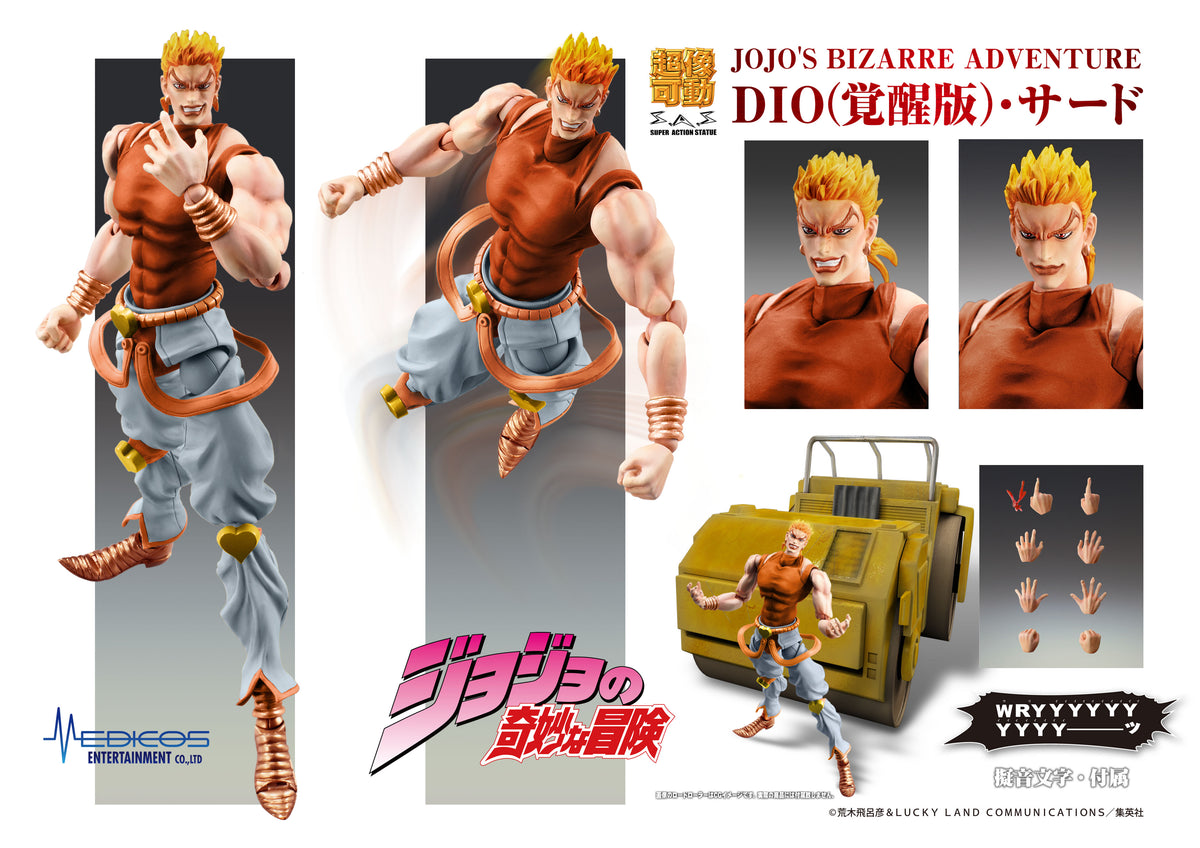 【未開封】RAH DIO ジョジョの奇妙な冒険3部　超像可動スタチューレジェンド スタチューレジェンド『ジョジョの奇妙な冒険 第3部』「DIO