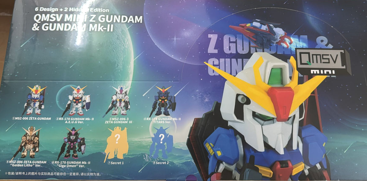 Bandai - [QMSV mini] Z高達& 高達MK-II (BOX OF 8) (6977665591188