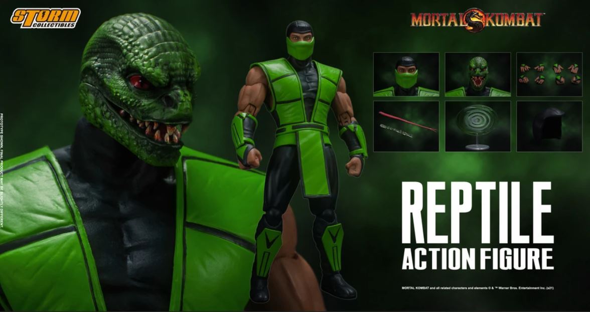 Mortal Kombat figurine 1/12 Reptile Storm Collectibles Mortal Kombat figurine 1/12 Reptile Storm Collectibles