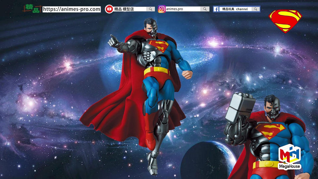 【精品預訂】MEDICOM TOY推出「MAFEX」系列「Cyborg Superman」可動人偶🦸‍♂