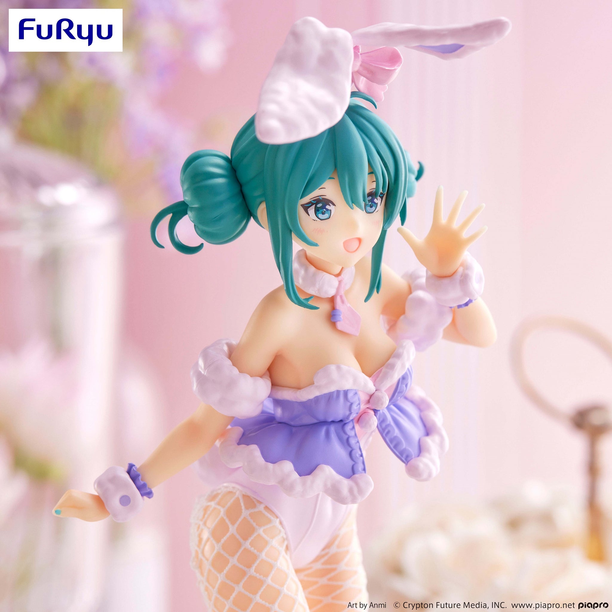 Furyu - BiCute Bunnies Figure - 初音未來(小白兔紫色Ver.) PVC