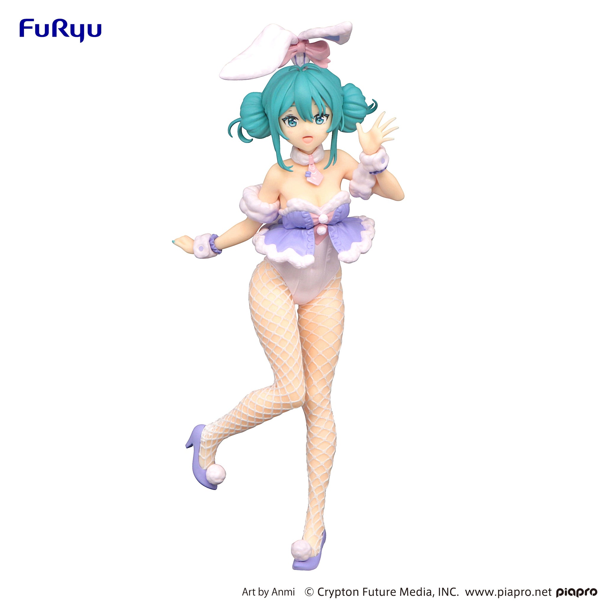 Furyu - BiCute Bunnies Figure - 初音未來(小白兔紫色Ver.) PVC