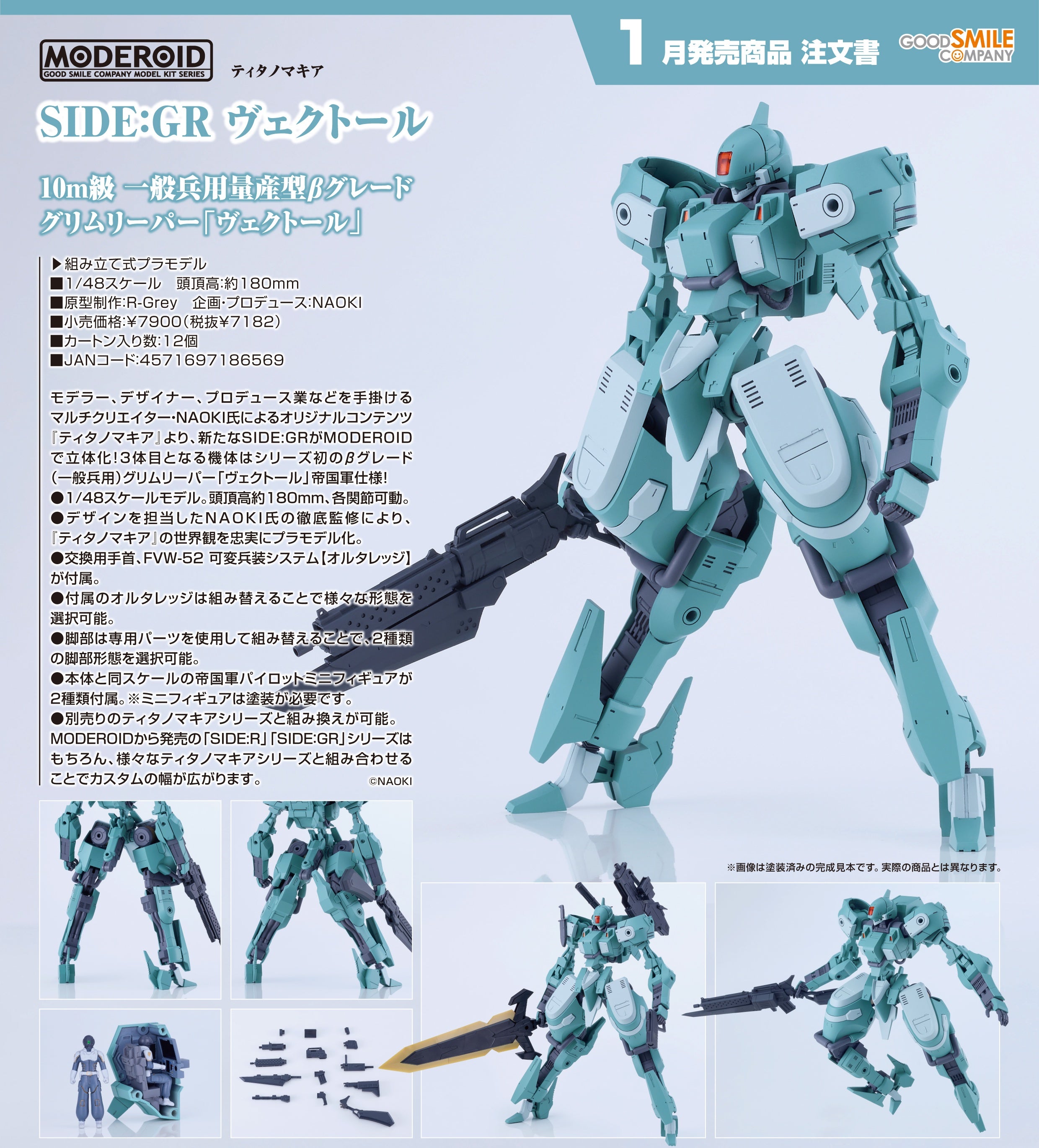 Good Smile MODEROID Panhead – 1:48 Bausatz Von Titanomachia – Bewegliche Gelenke, 2 Pilotfiguren – Sammlermodell Von NAOKI Good Smile MODEROID Panhead – 1:48 Bausatz Von Titanomachia – Bewegliche Gelenke, 2 Pilotfiguren – Sammlermodell Von NAOKI