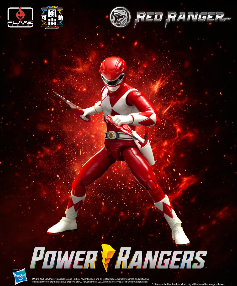 【預訂日期至07-Jun-26】Flame Toys - [Furai Action] Power Rangers - Red Ranger