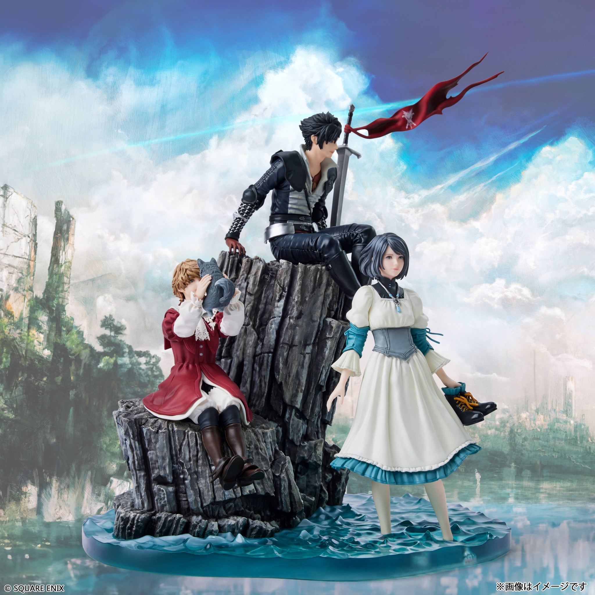 SQUARE ENIX - FINAL FANTASY XVI SCENE「吉兒+ 克萊夫+ 約書亞