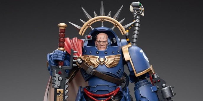 JOYTOY 40K Action Figure 1/18 - Capitano In Gravis Armour, Set Modello 4 Pollici Per Collezionisti - 3