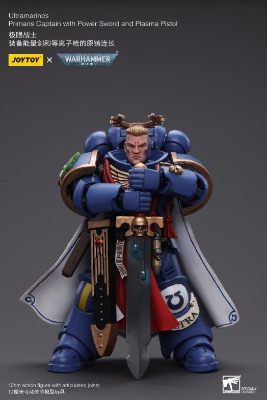 Warhammer 40k Action Figure 1/18 Ultramarines Primaris Captain Sidonicus 12 Cm Warhammer 40k Action Figure 1/18 Ultramarines Primaris Captain Sidonicus 12 Cm