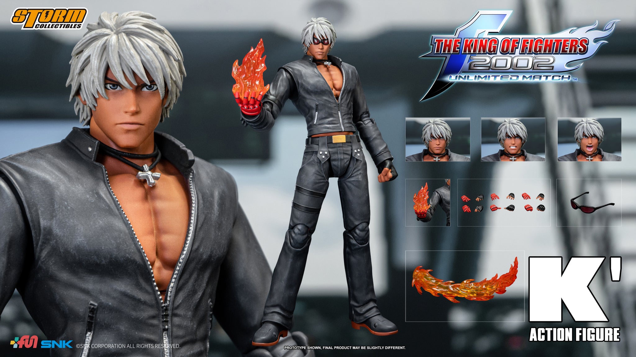STORM COLLECTIBLES - K' - The King of Fighters 2002 UM Action Figure #