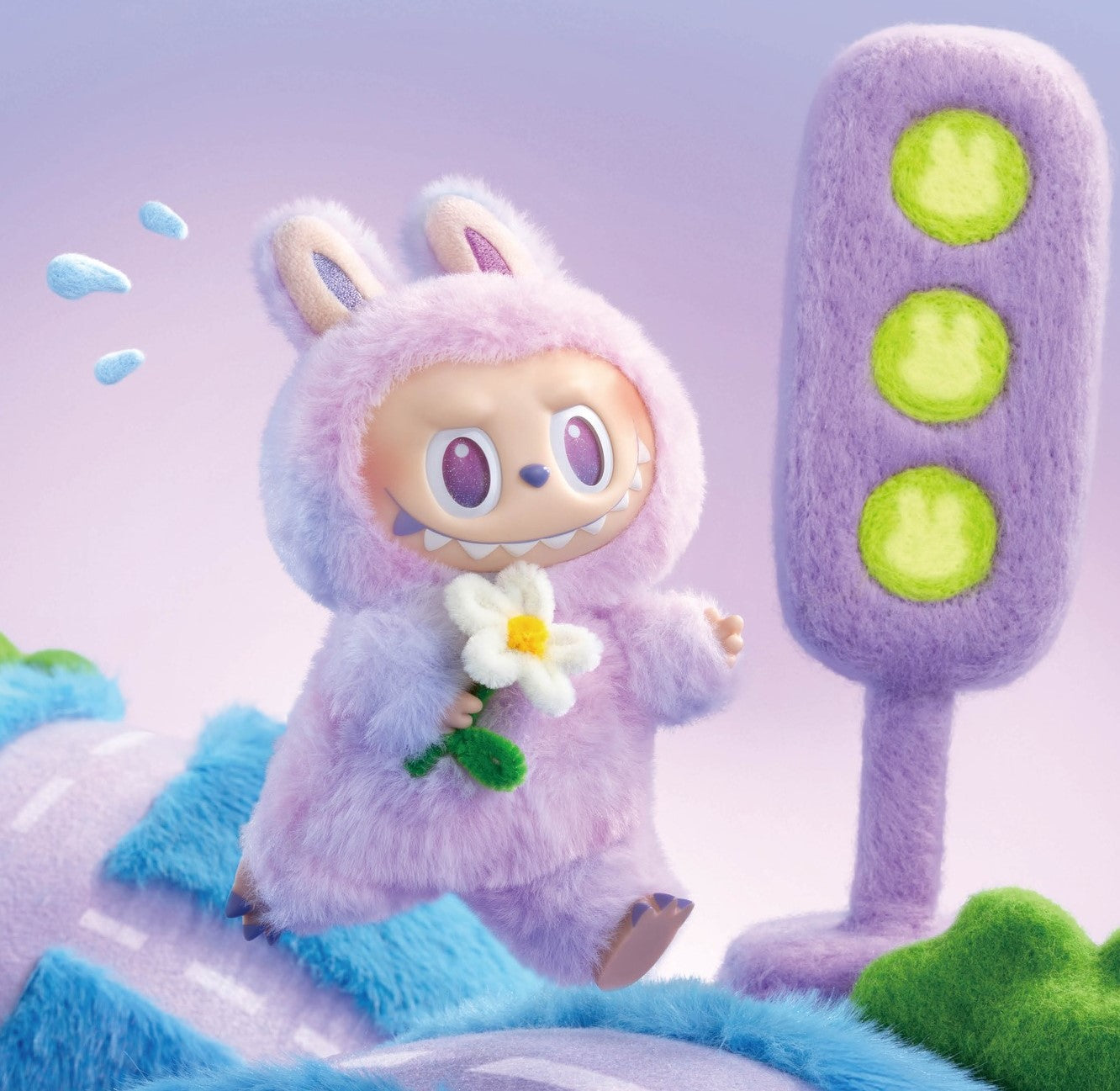 【正規品】未開封　Labubu Big into Energy HOPE Labubu Big into Energy Series – Hope (Blue) Vinyl Plush