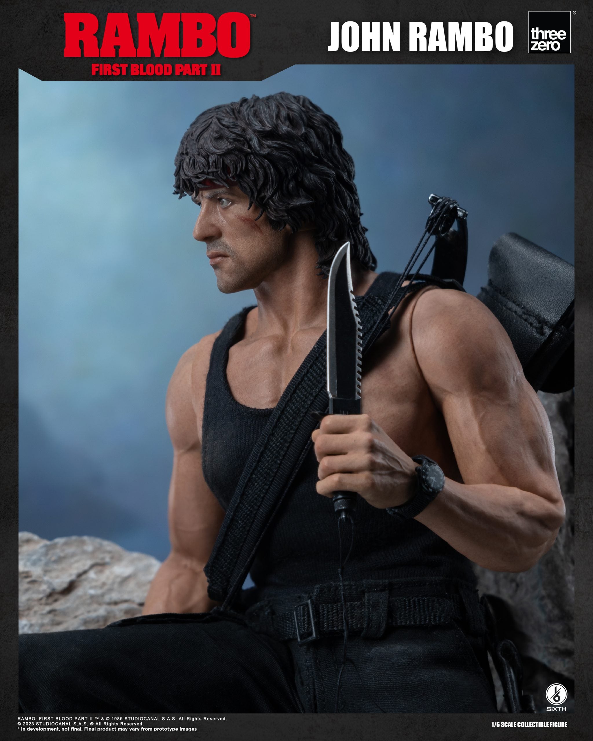 Threezero - Rambo First Blood Part II - 1-6 John Rambo (4897056205239)