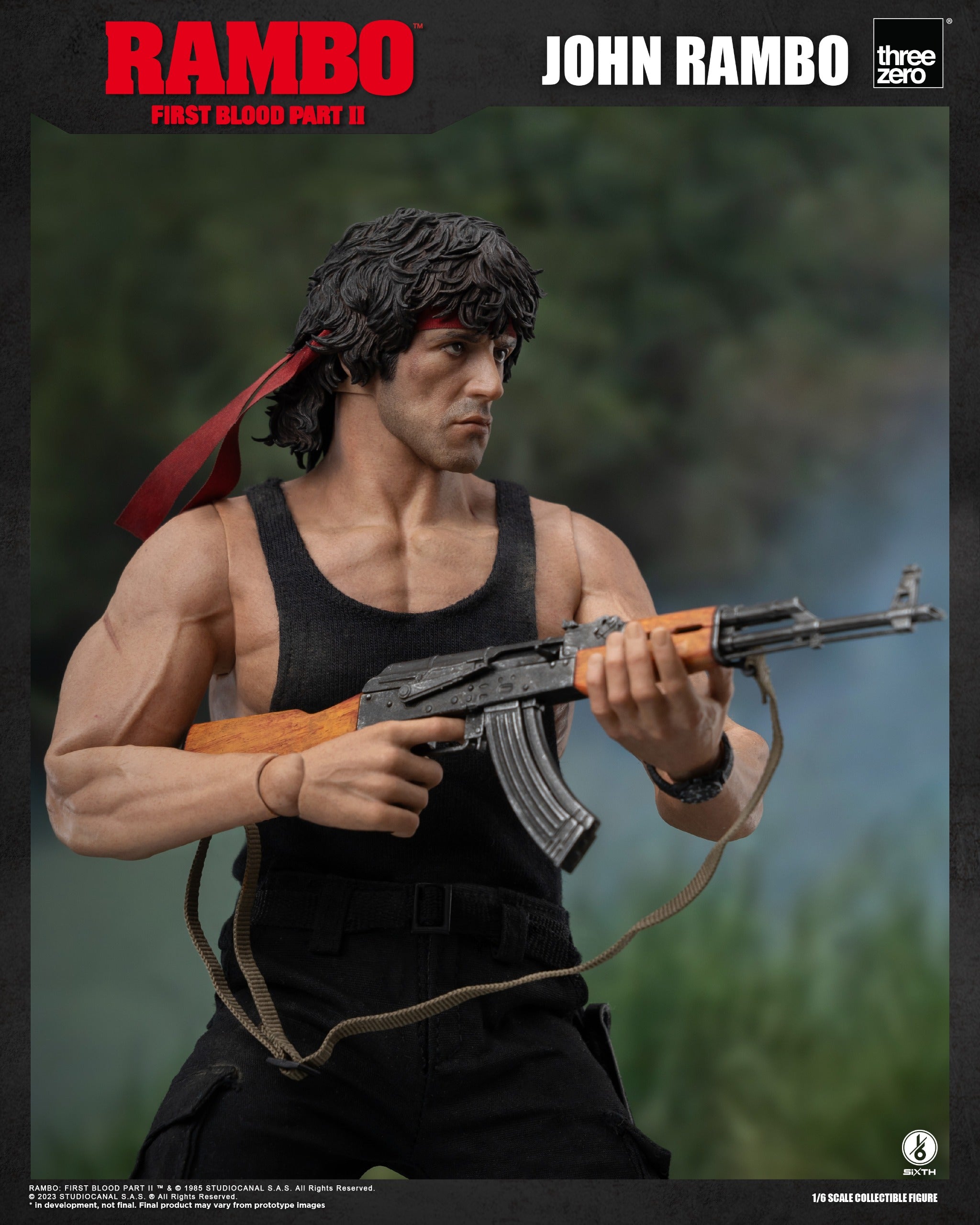 Threezero - Rambo First Blood Part II - 1-6 John Rambo (4897056205239)