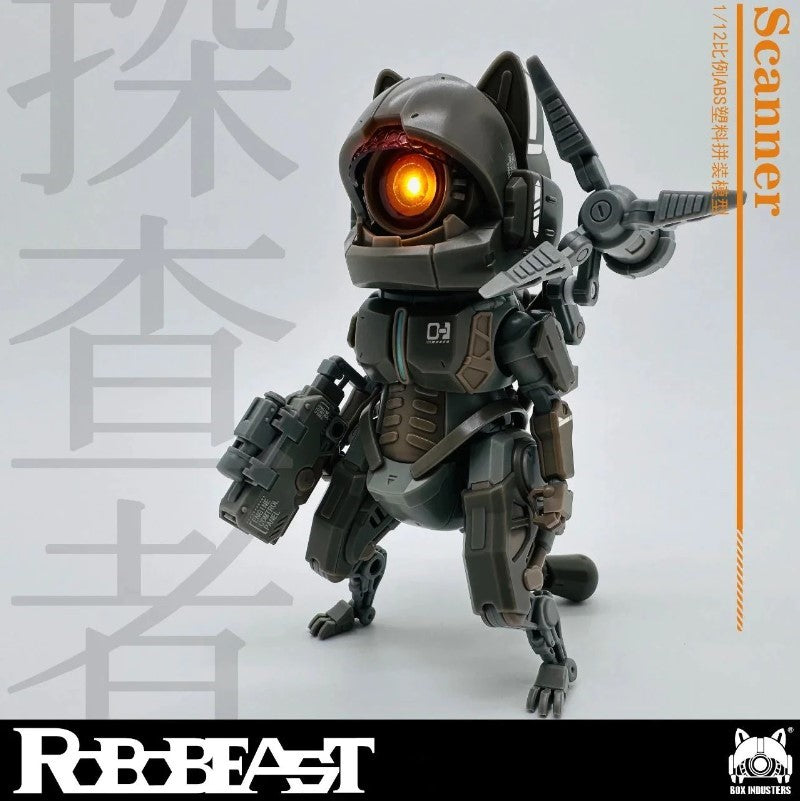 預訂日期至28-Jan-24】RoboBeast 探查者-neko 拼裝模型（含LED 