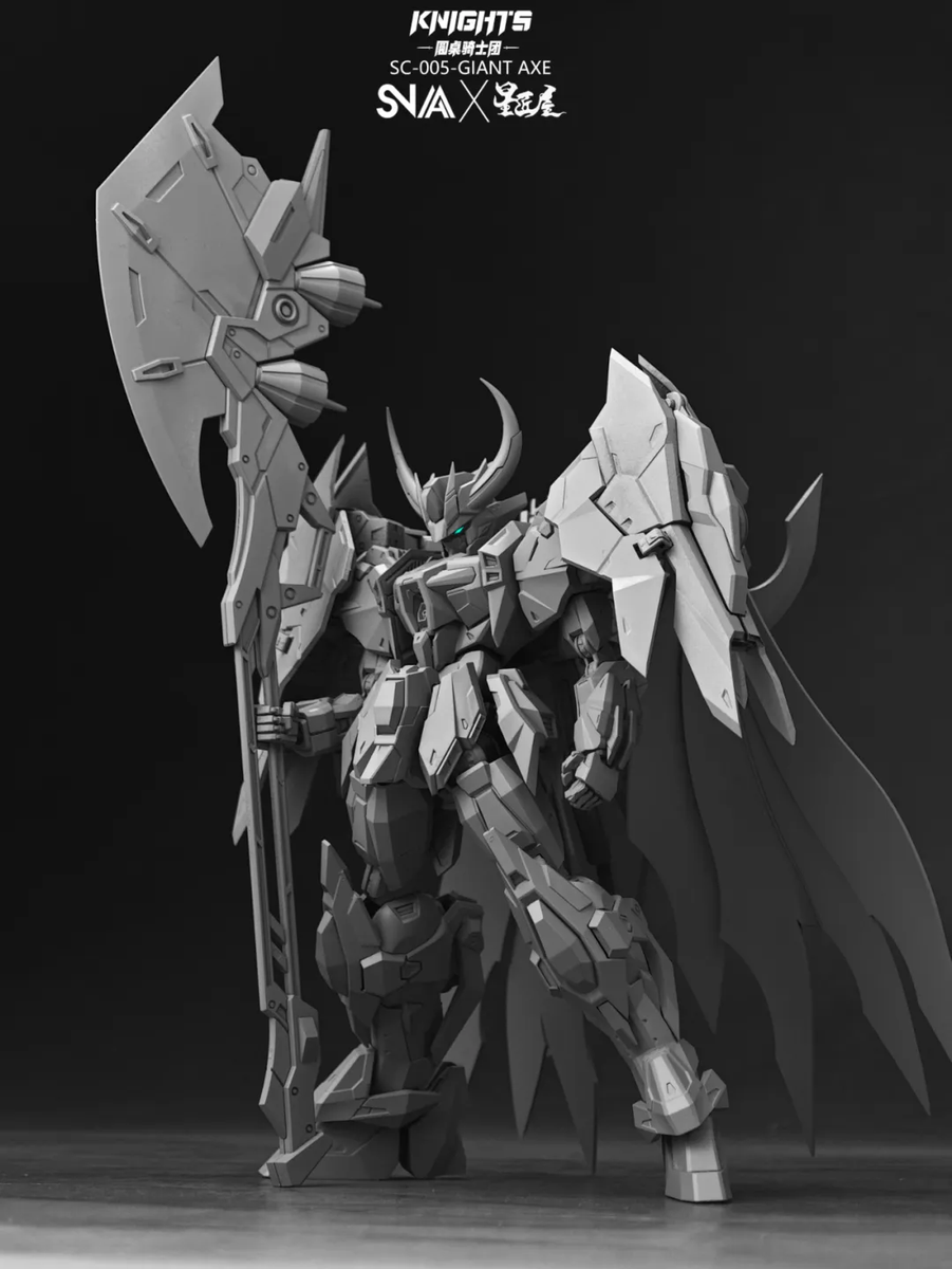 SNAA - SC-005 圓桌騎士團1/144 巨鳴斧 蘭斯洛特 (GIANT AXE) 組裝模型 (SC-005)【現貨】