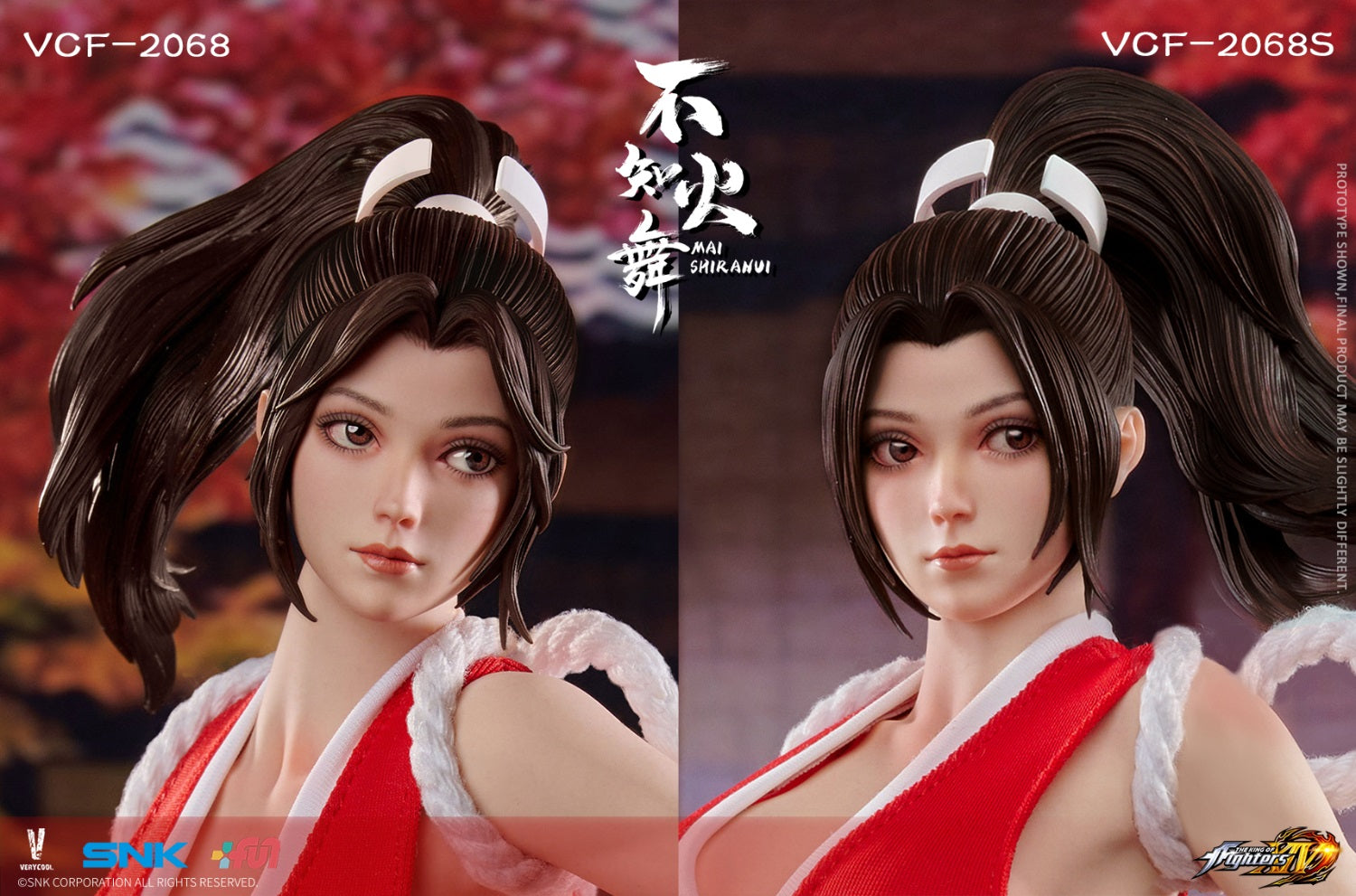 VERYCOOL - SNK正版授權 1/6《拳皇XIV》- 不知火舞可動人偶 【直瀏海版本】 (VCF-2068S) (VCF-2068S