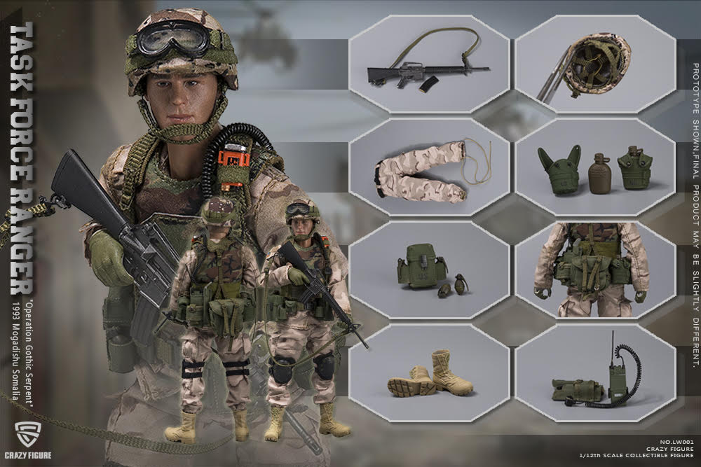 【已截訂】Crazy Figure Chalk Leader 75th Ranger - Task Force Ranger Operati