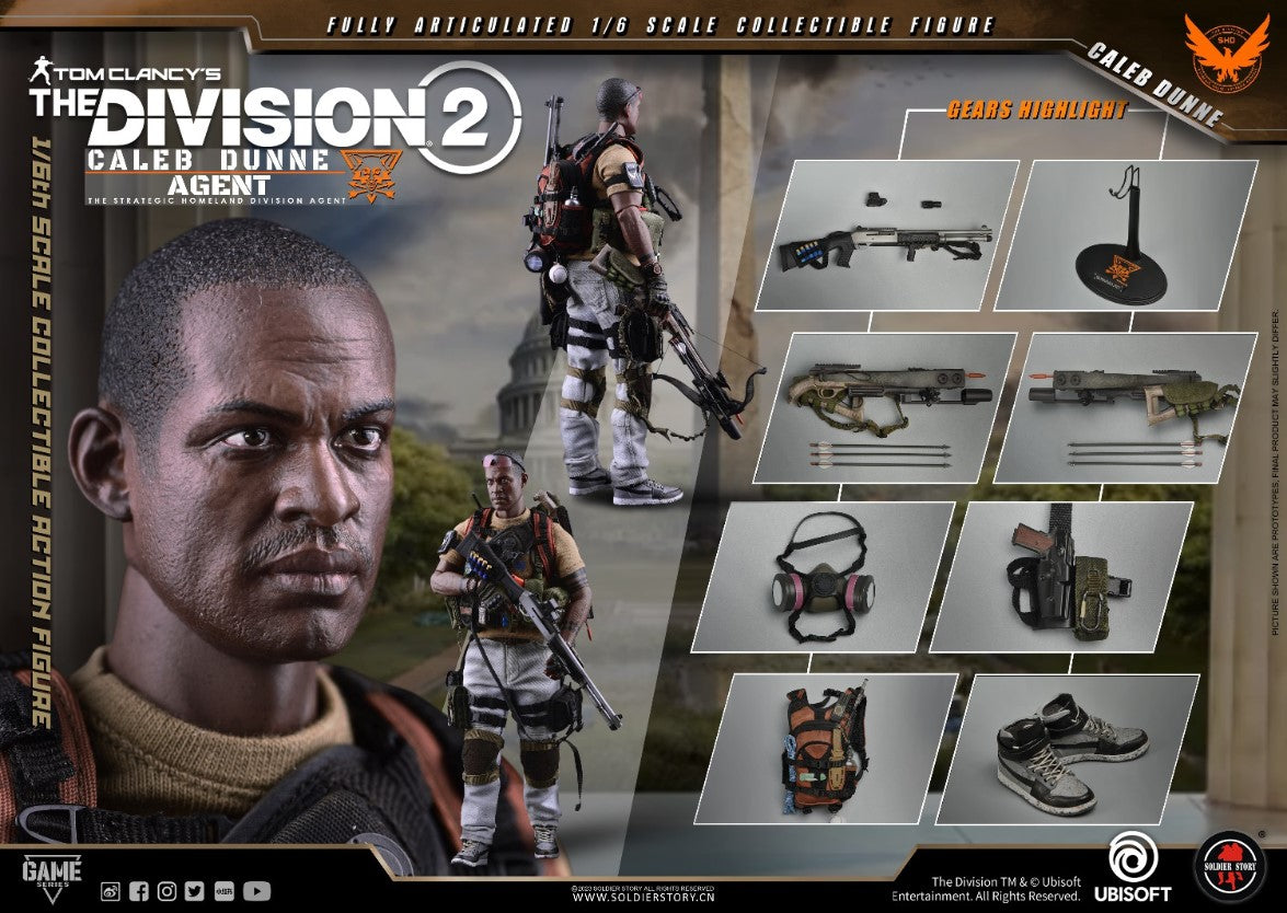 【預訂日期至27-Mar-23】SOLDIER STORY 1-6 Ubisoft The Division 2 Agent Caleb D