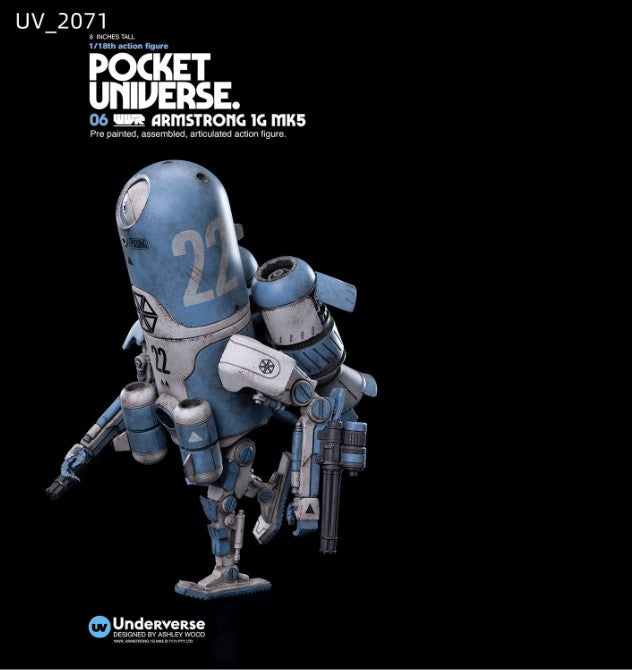 預訂日期至19-Jun-22】UNDERVERSE 1/18 WORLD WAR ROBOT2 ARMSRTONG