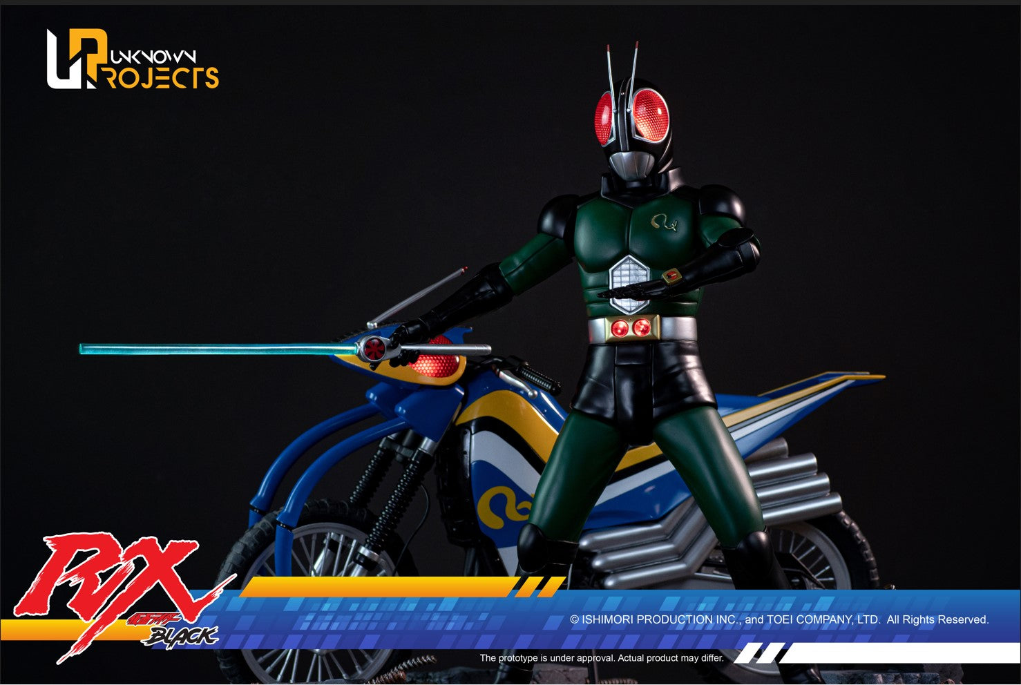 Unknown Projects - 1/4 Classic Signature Arte - 幪面超人Black RX