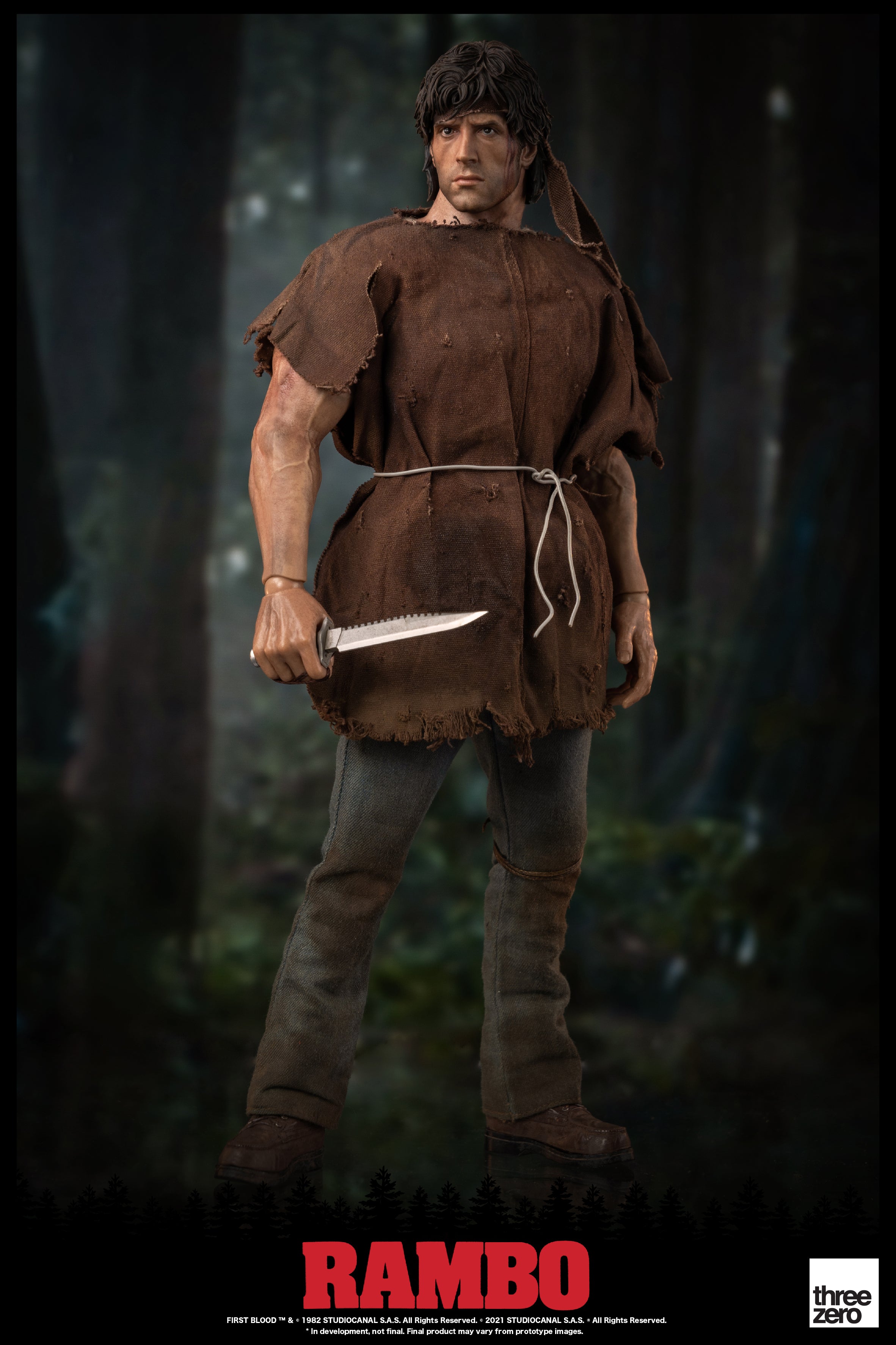 Threezero Rambo First Blood – 16 John Rambo Action Figure【售完】
