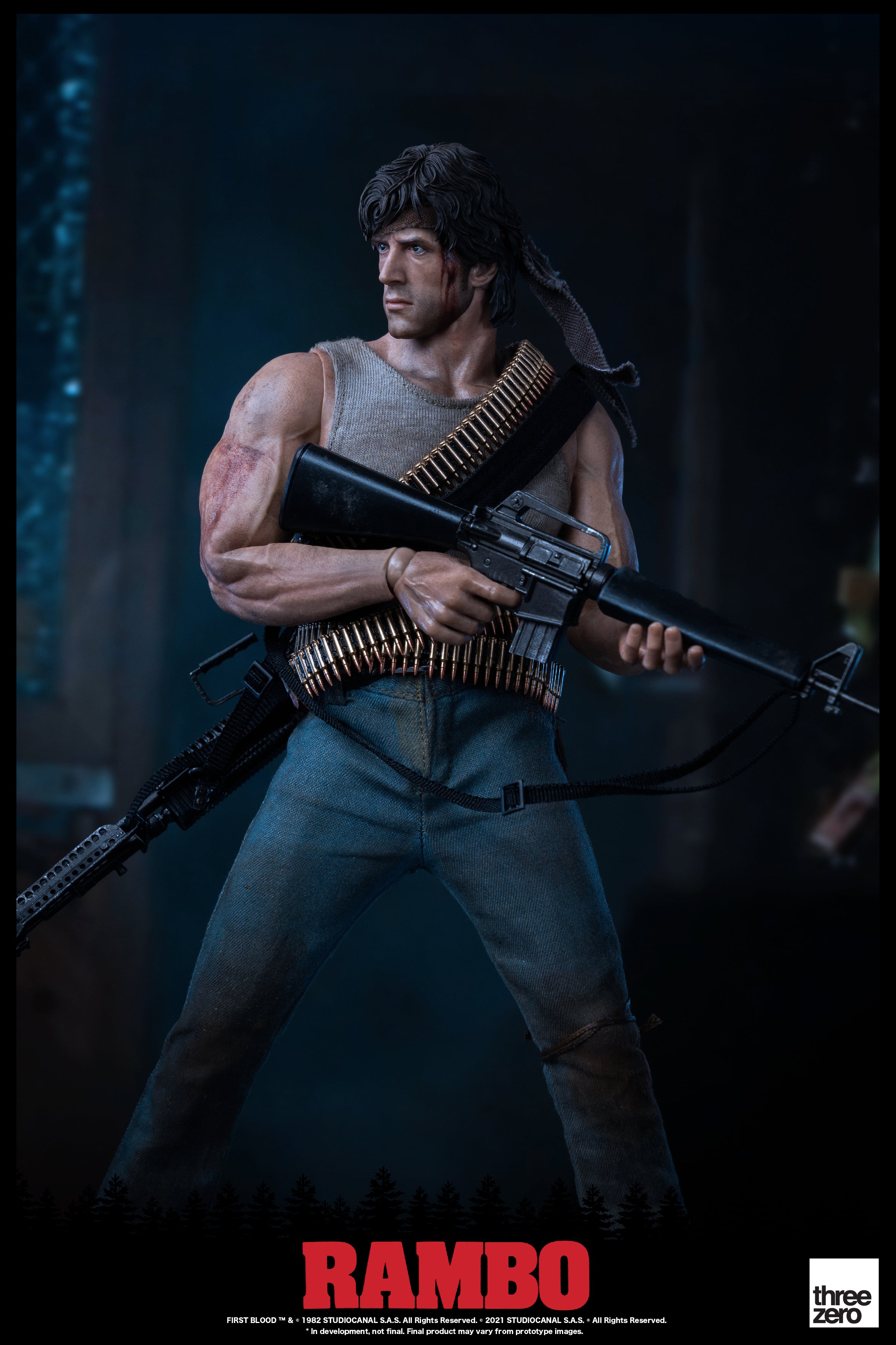 Three Zero Rambo Display Threezero Rambo First Blood – 16 John Rambo Action Figure【售完】